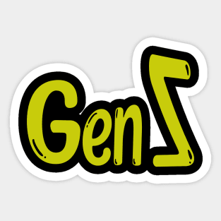 Gen Z Sticker